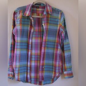 American Living Woman’s Plaid Button Down | M